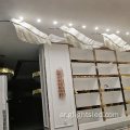 الثريا الفاخرة لثبات الفندق الديكور الداخلي من الفولاذ المقاوم للصدأ LED إضاءة قلادة